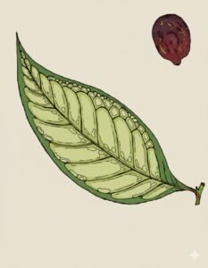 Feuilles: alternes, simples, elliptiques, dentées crênelées en pointe,